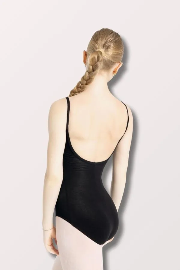 Princess Seamed Camisole Leotard - Black