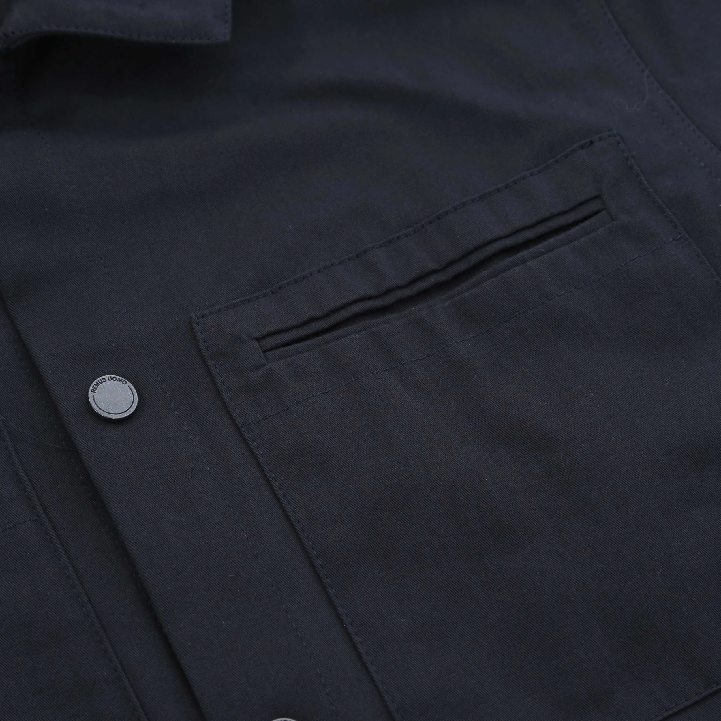 Remus Uomo Coby Utility Jacket in Navy