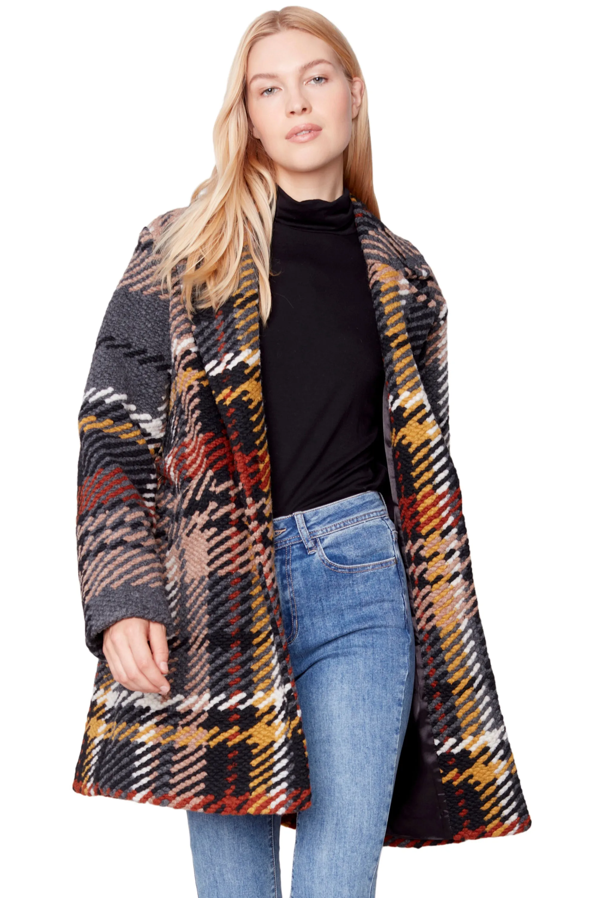 Retro Plaid Coat