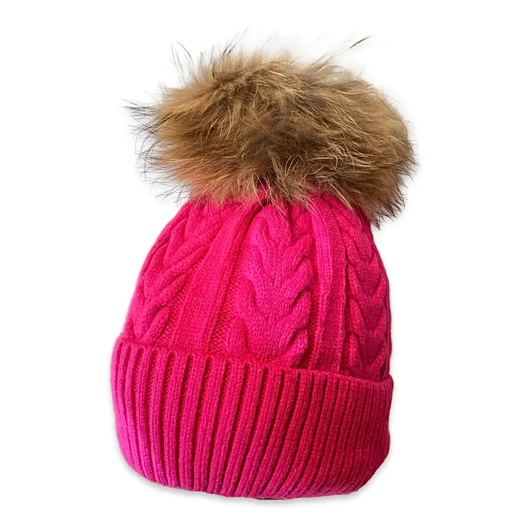 Rope Pom Pom Winter Hat