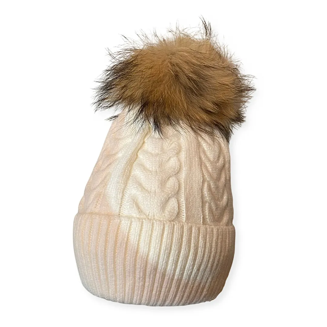 Rope Pom Pom Winter Hat