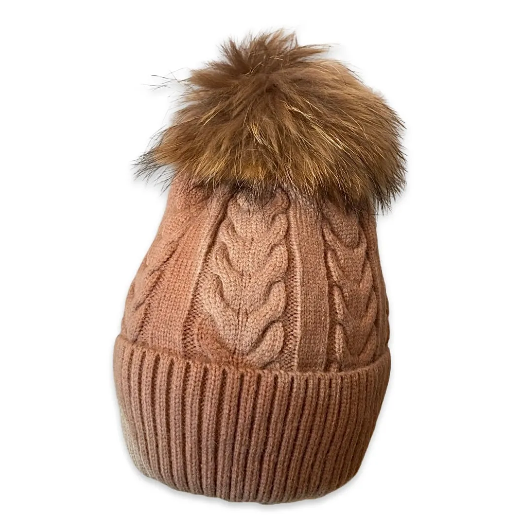 Rope Pom Pom Winter Hat