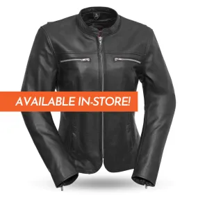 Roxy - Women's Leather Motorcycle Jacket