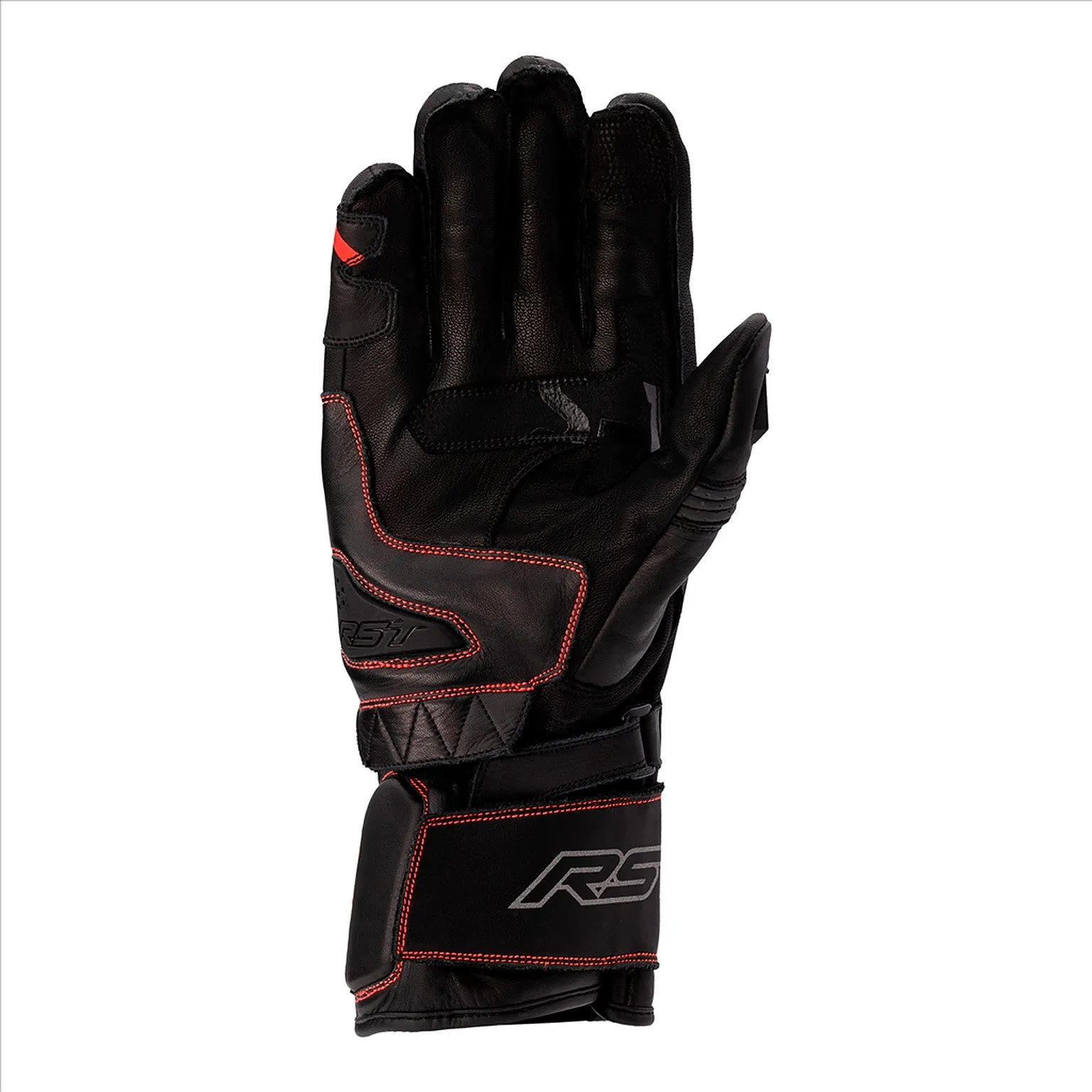 RST S1 CE Men's Leather Glove - Black, Grey, Red