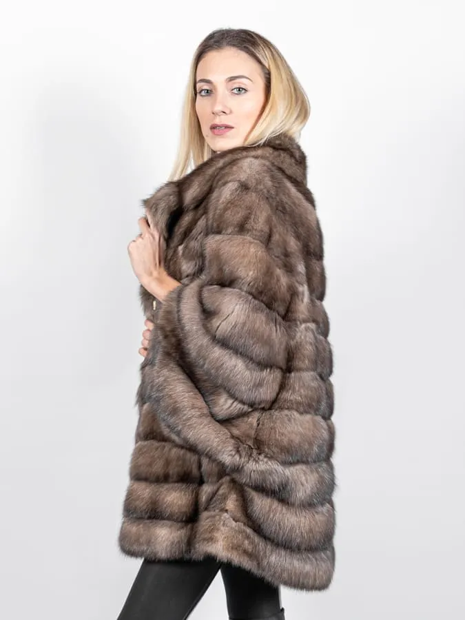 Sable Cape Coat