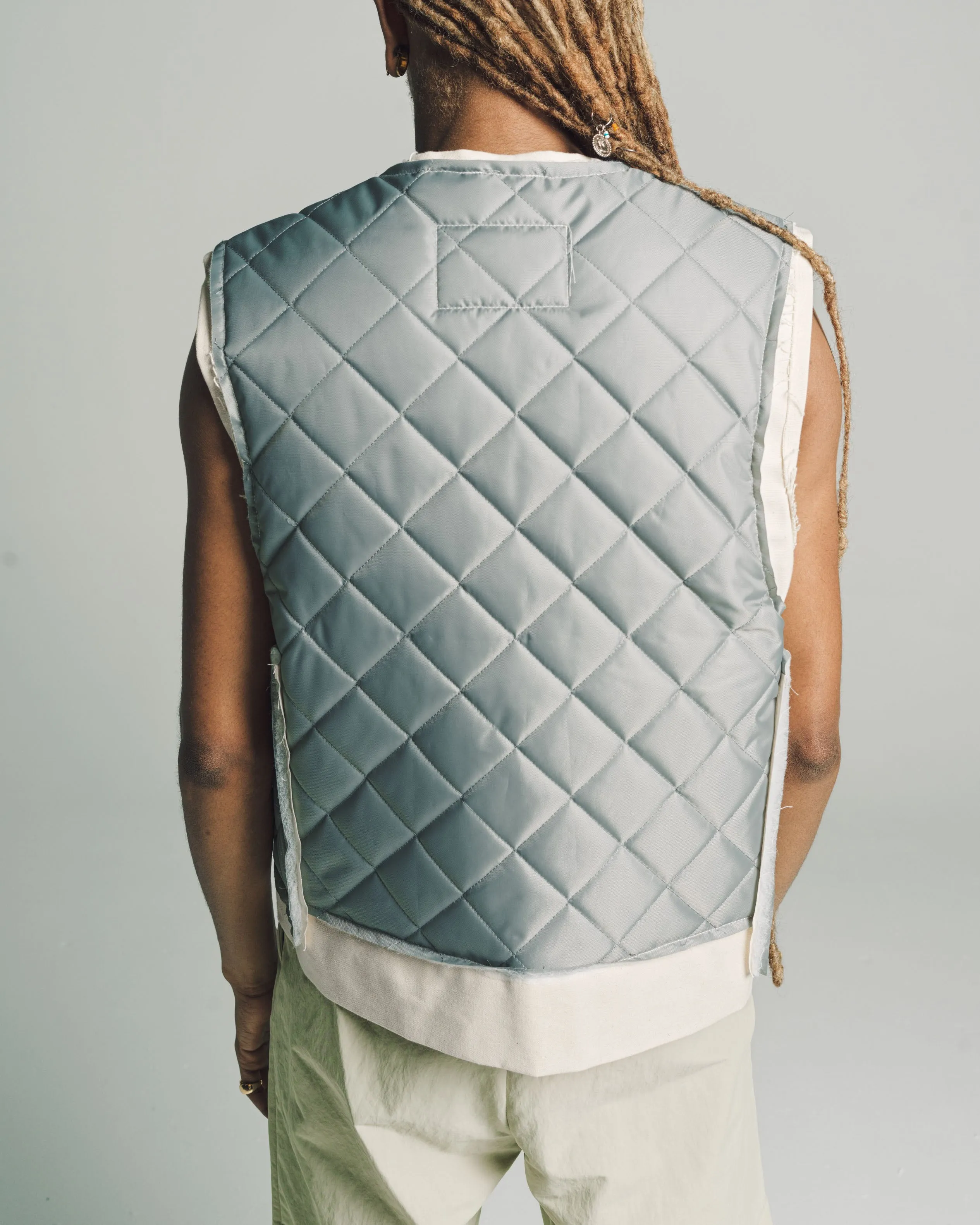 Sage Nylon Research Zip Vest