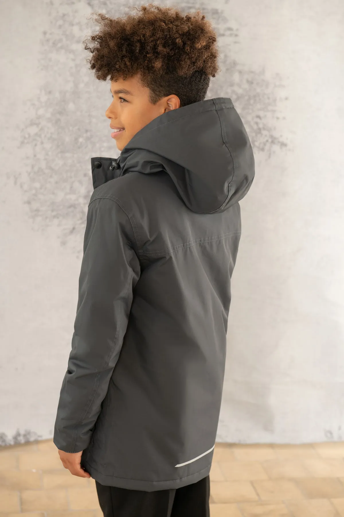 School Coat - Charcoal