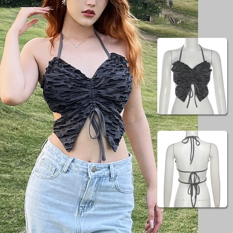 Sexy Butterfly Camisole with Sweet and Spicy Jazz Design (Bu3)