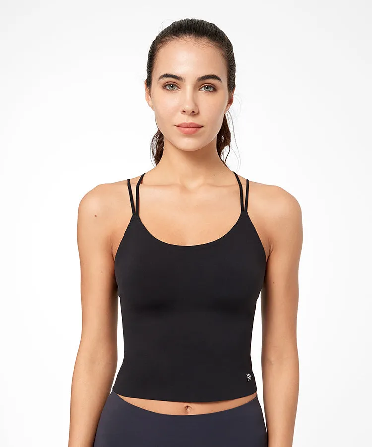 Shift Strappy Fitted Padded Cami Tank | Women's Sports Tank