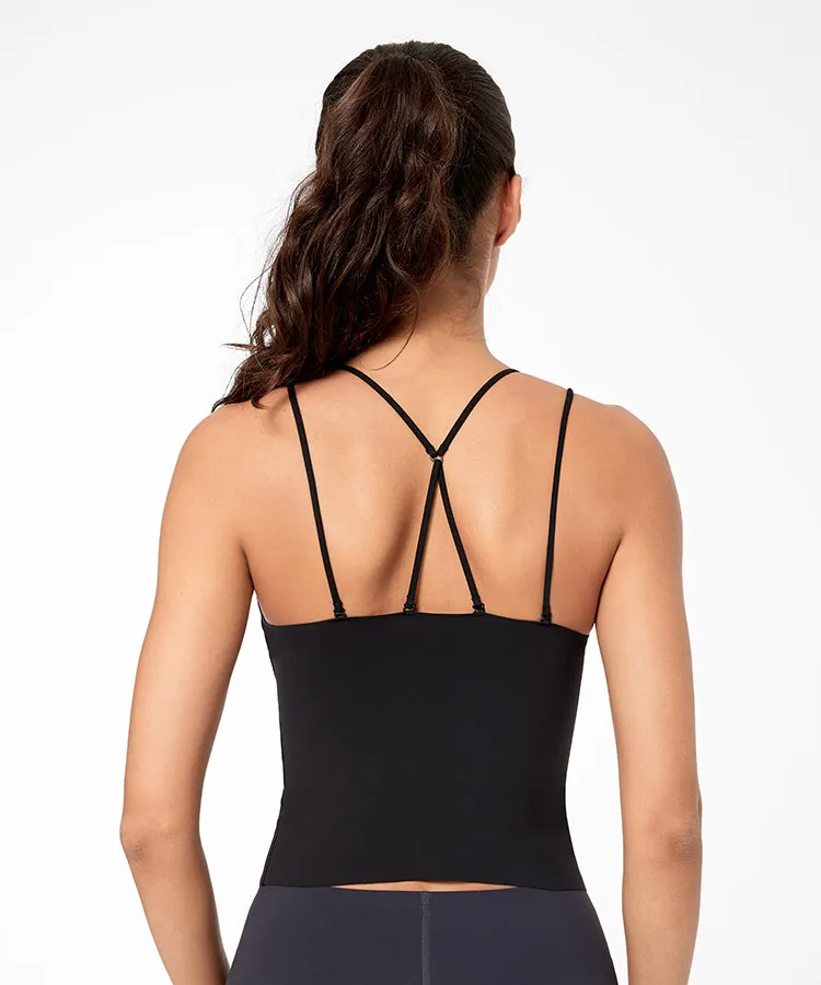 Shift Strappy Fitted Padded Cami Tank | Women's Sports Tank