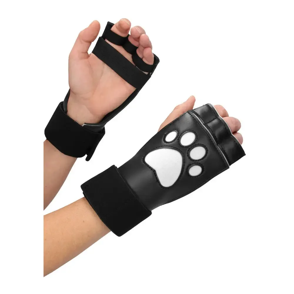 Shots Toys Neoprene Puppy Paw Gloves for Puppy Play