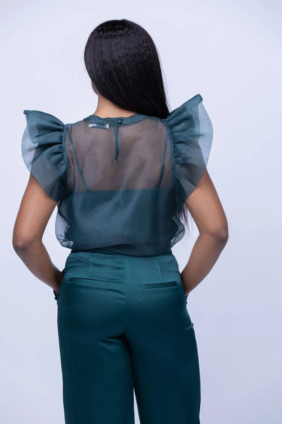 Simkhai Corina Top in Emerald