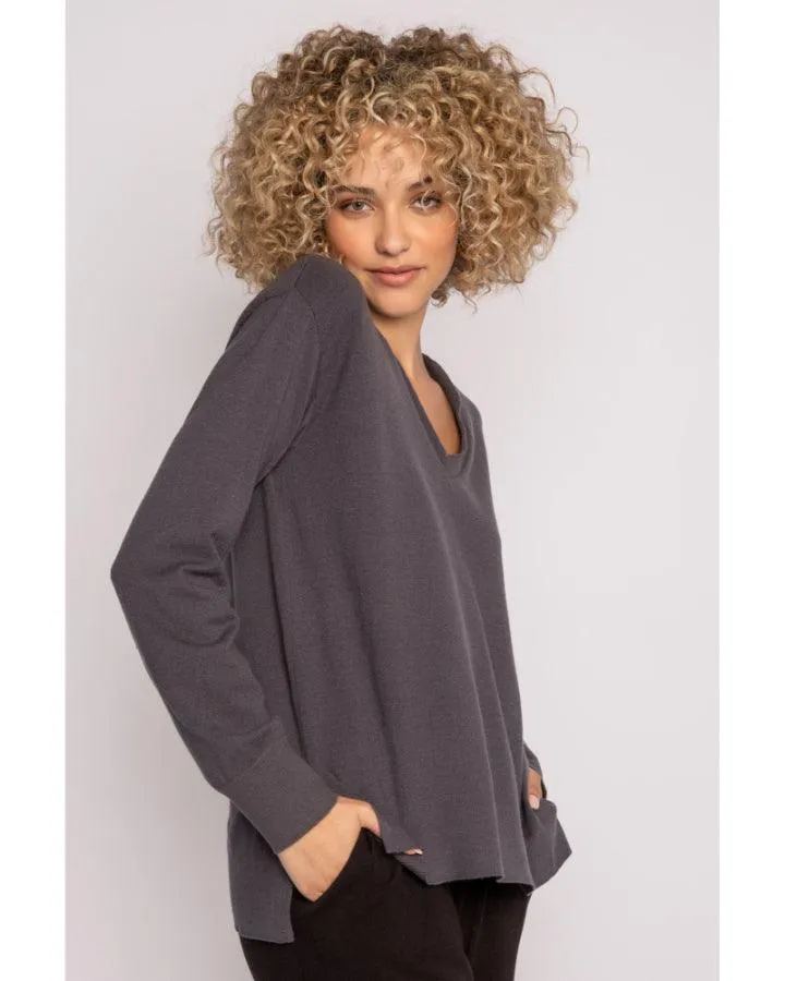 Slounge Town Hemp Knit PJ Pullover