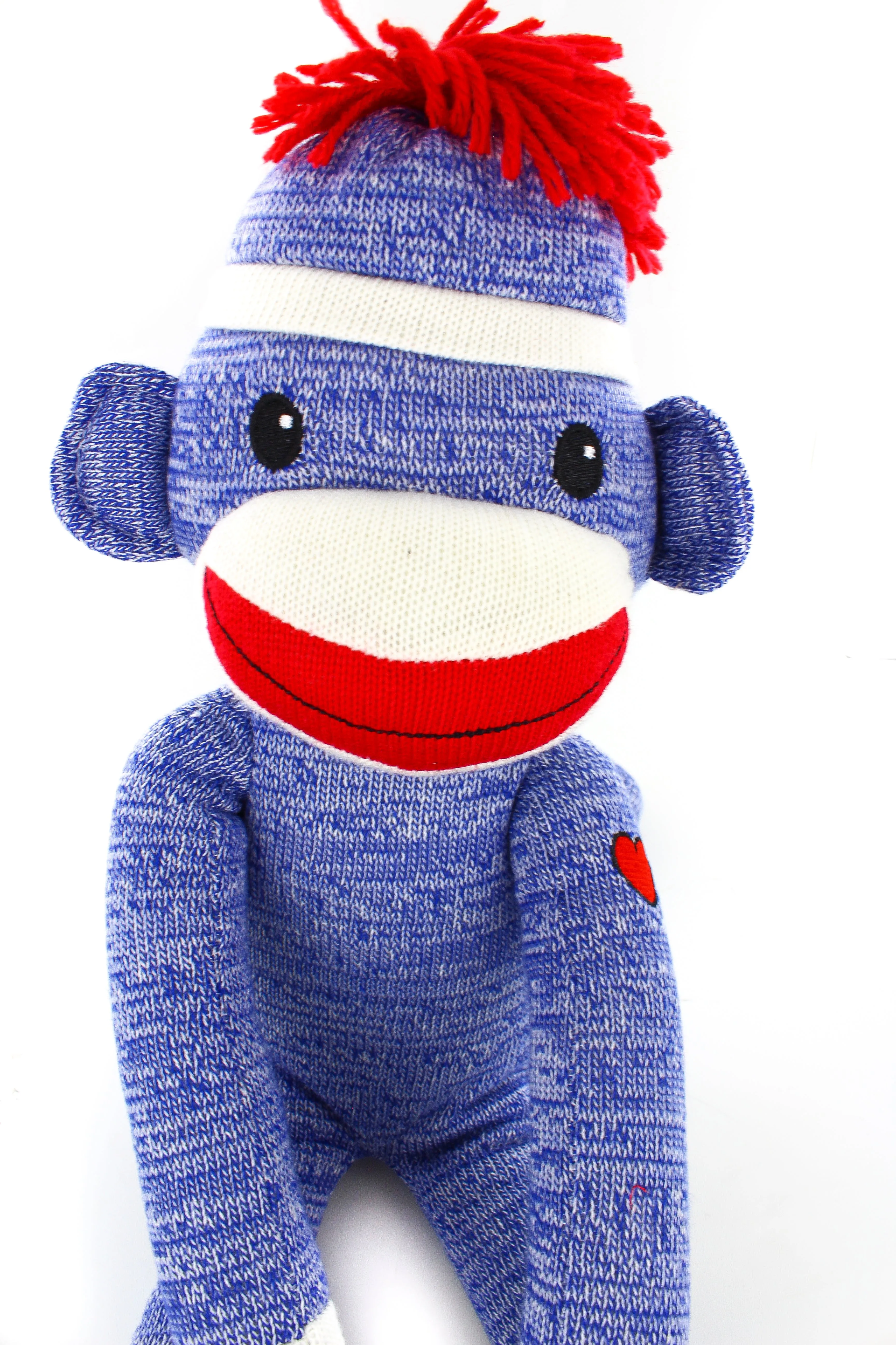 Sock Monkey Blue 20"