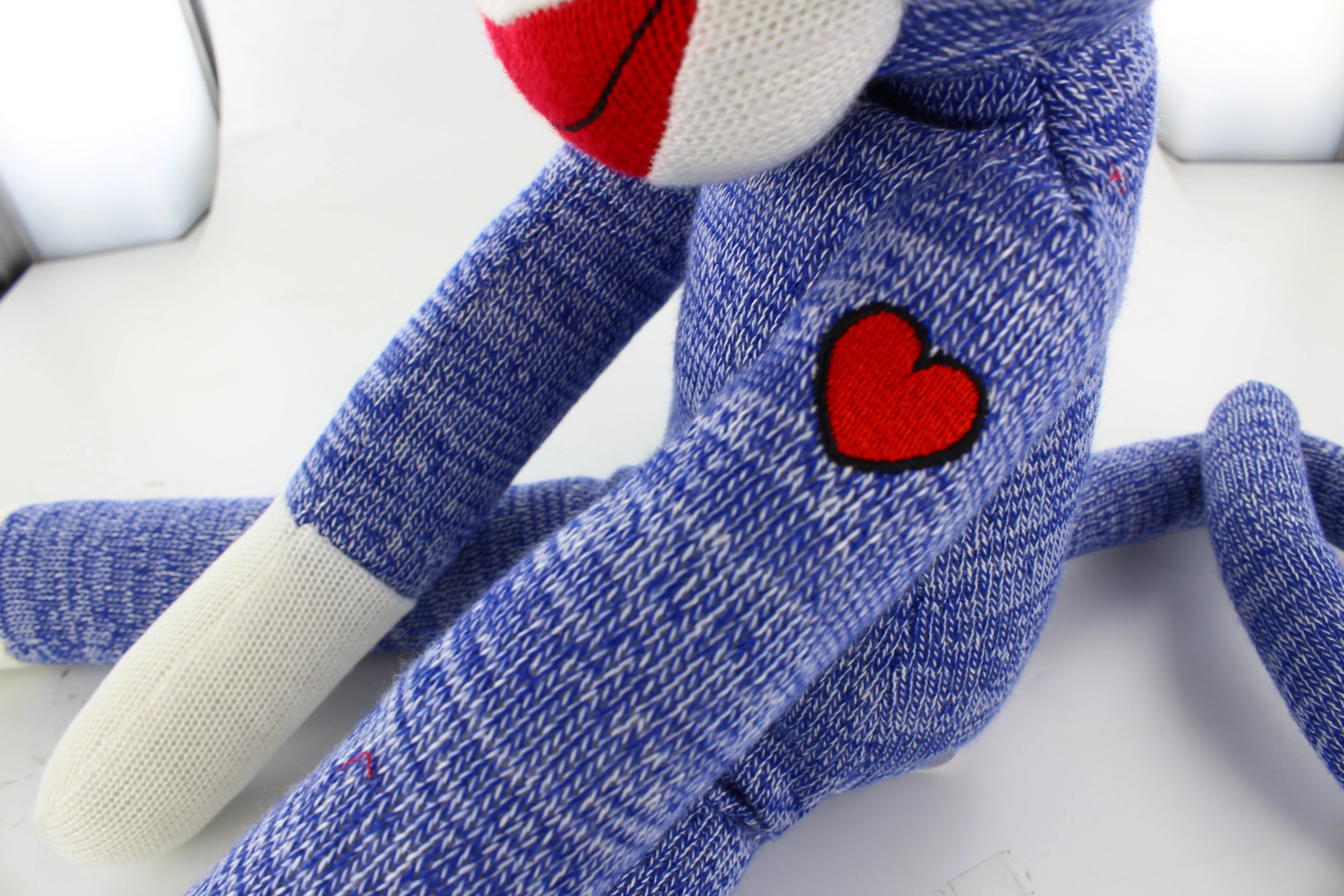 Sock Monkey Blue 20"