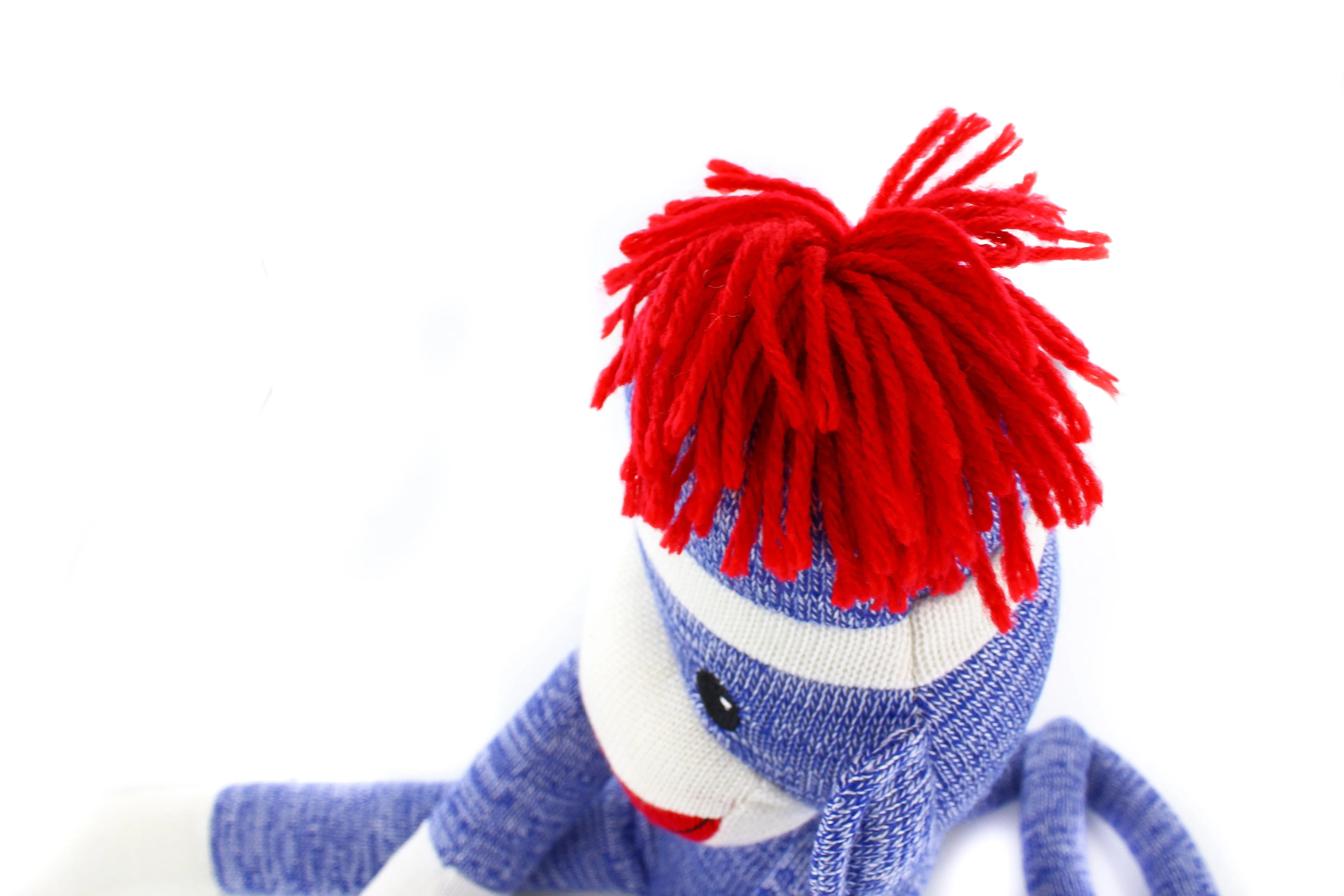 Sock Monkey Blue 20"