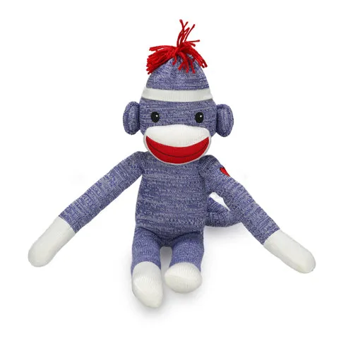 Sock Monkey Blue 20"