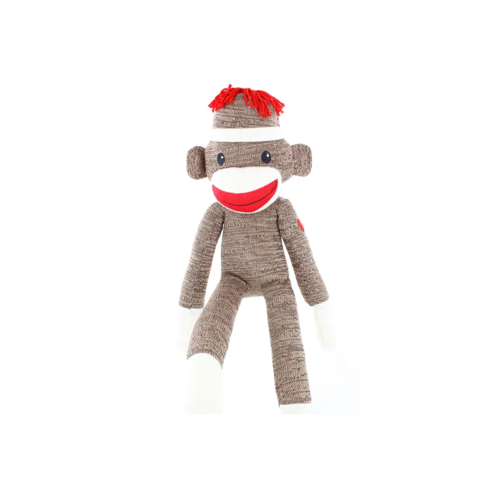 Sock Monkey Brown 20”