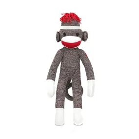 Sock Monkey Stuffed Brown in 6"