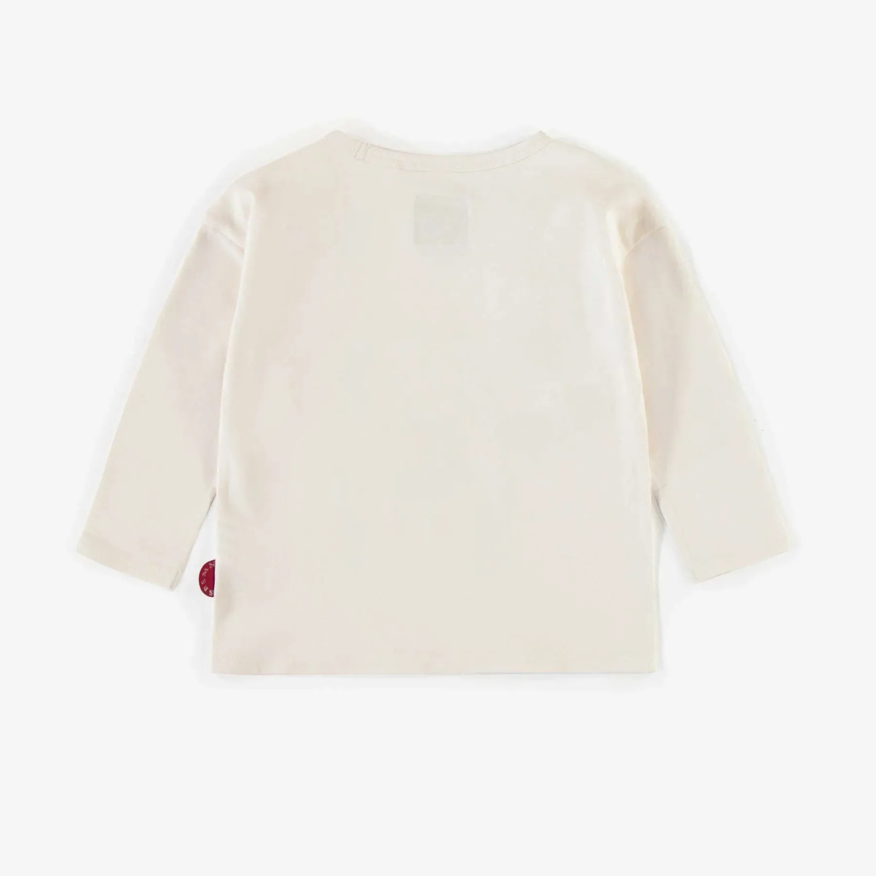 Souris Mini Baby Girl Long Sleeve T-shirt - Cream