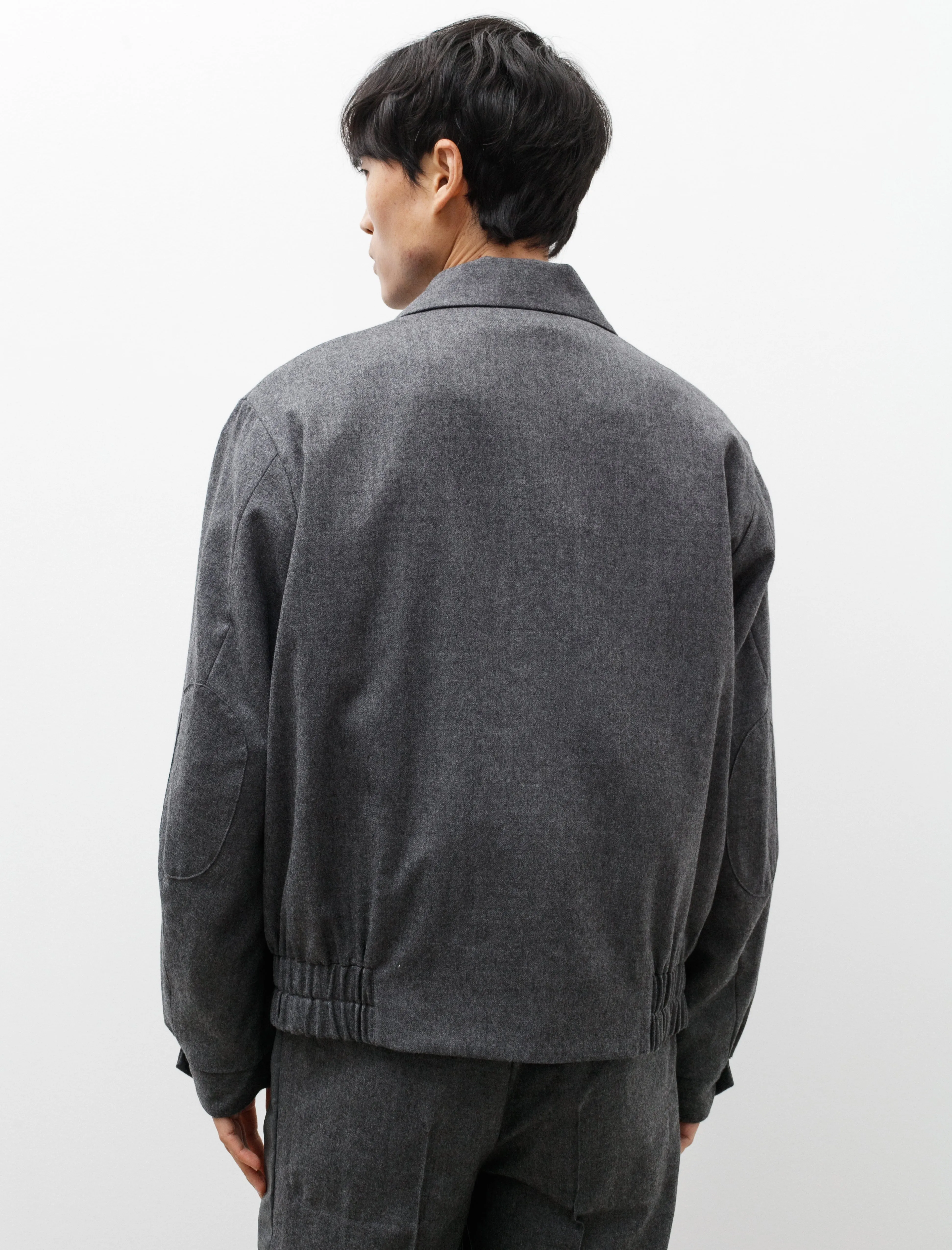 Swing Top C Jacket Grey Melange Wool