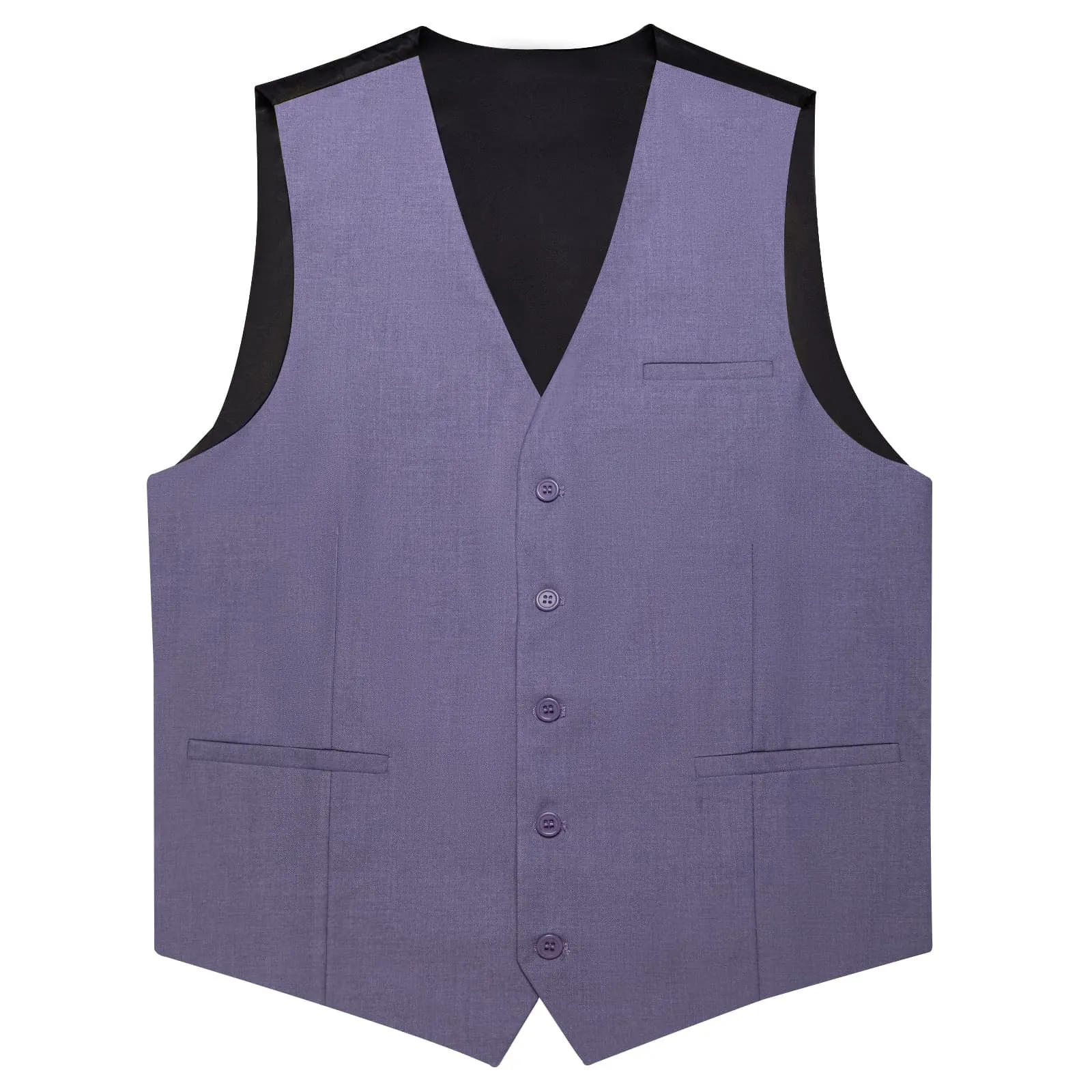 Ties2you Work Vest Old Lavender Purple Solid Silk Dress Tuxedo Vest for Men