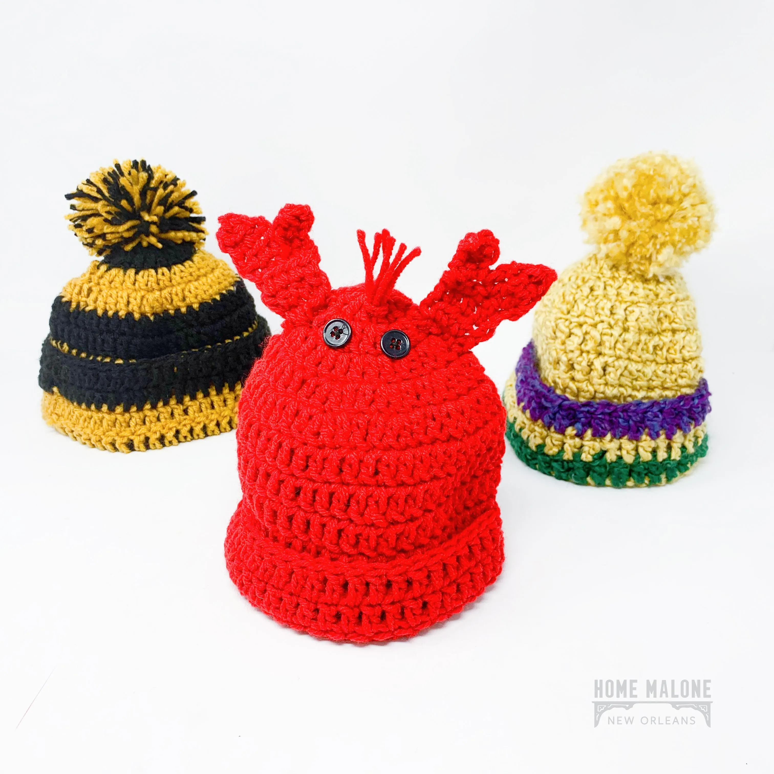 Toddler Crawfish Knit Hat