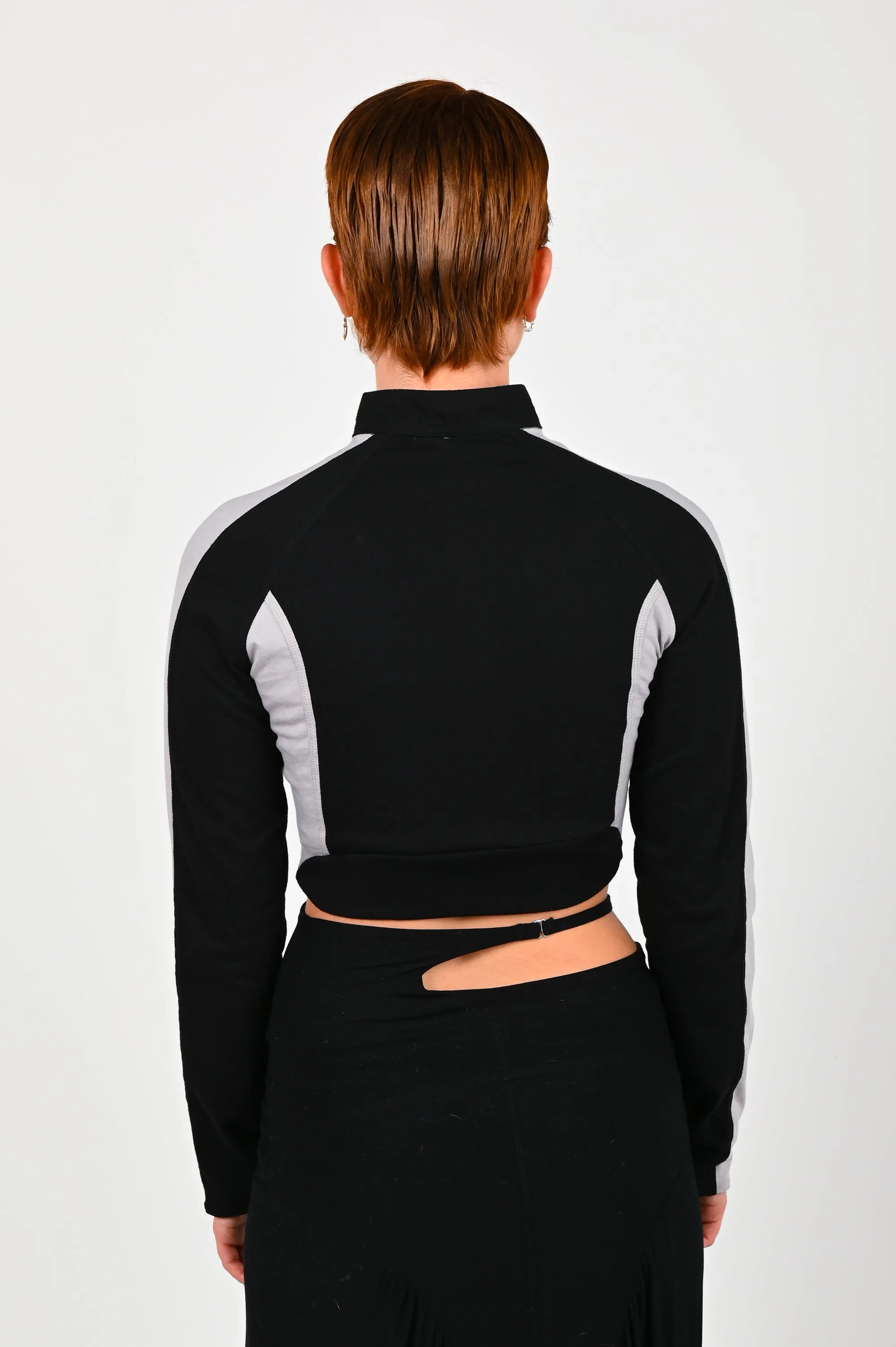 Toilè 'Plug' Reversible Light Jacket in Black & Steel