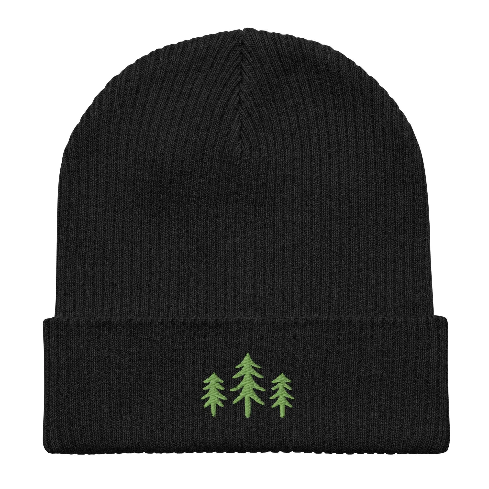 Trees Embroidered Beanie