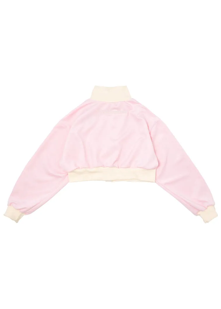 Unique Pyos Berry Bunny Cropped Jacket