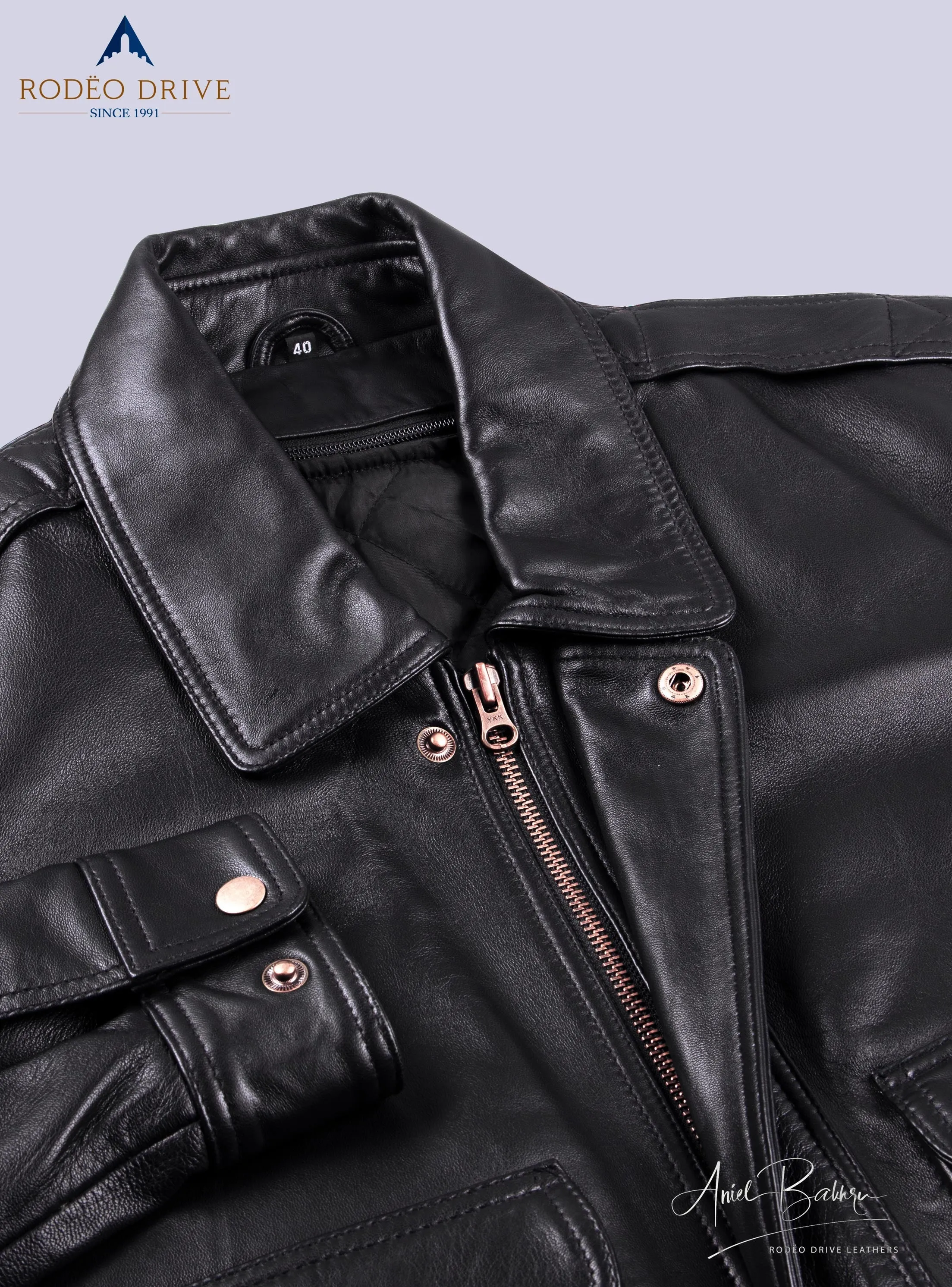 UNITED UNIFORM LEATHER JACKETS MEN