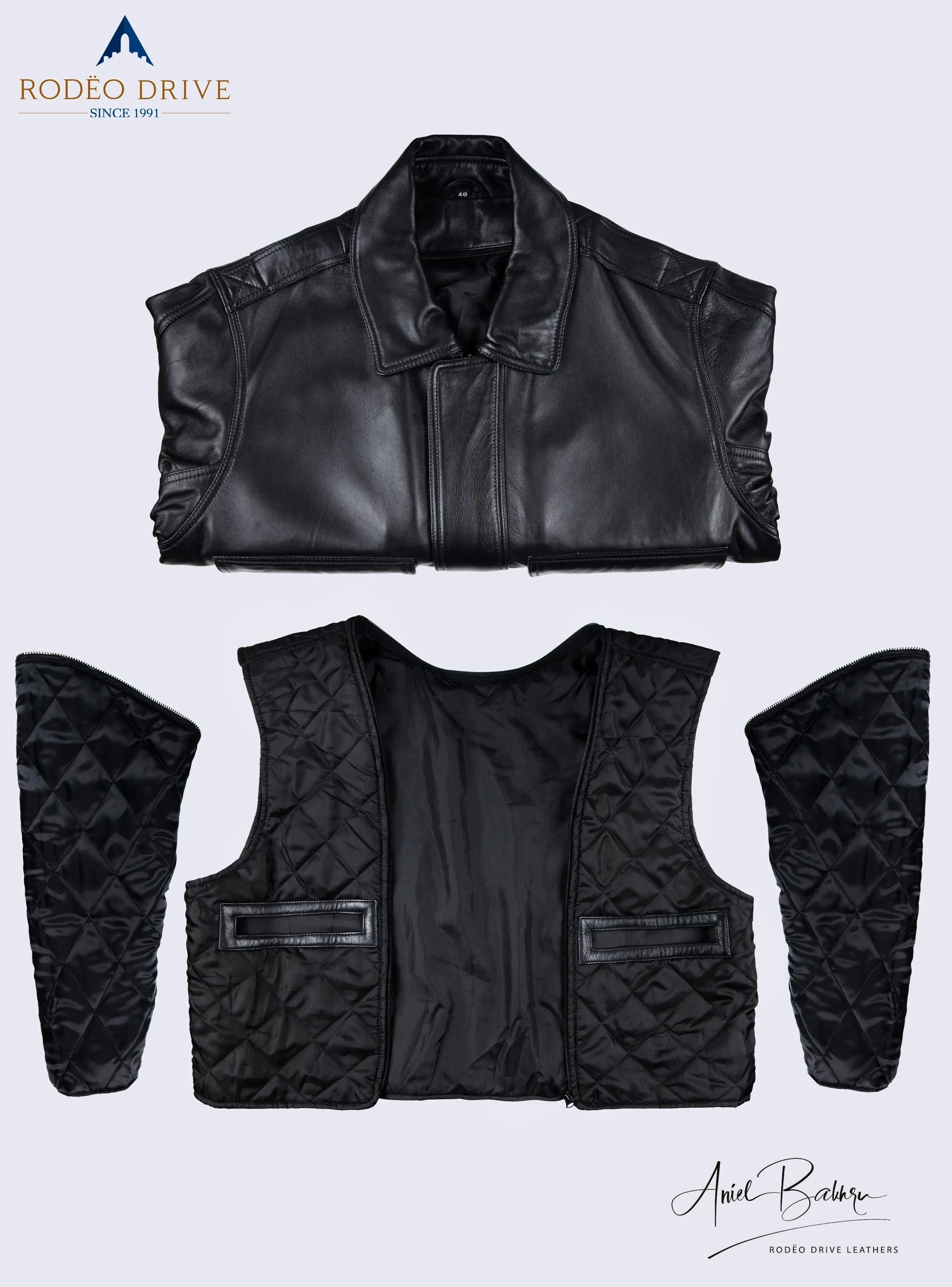 UNITED UNIFORM LEATHER JACKETS MEN