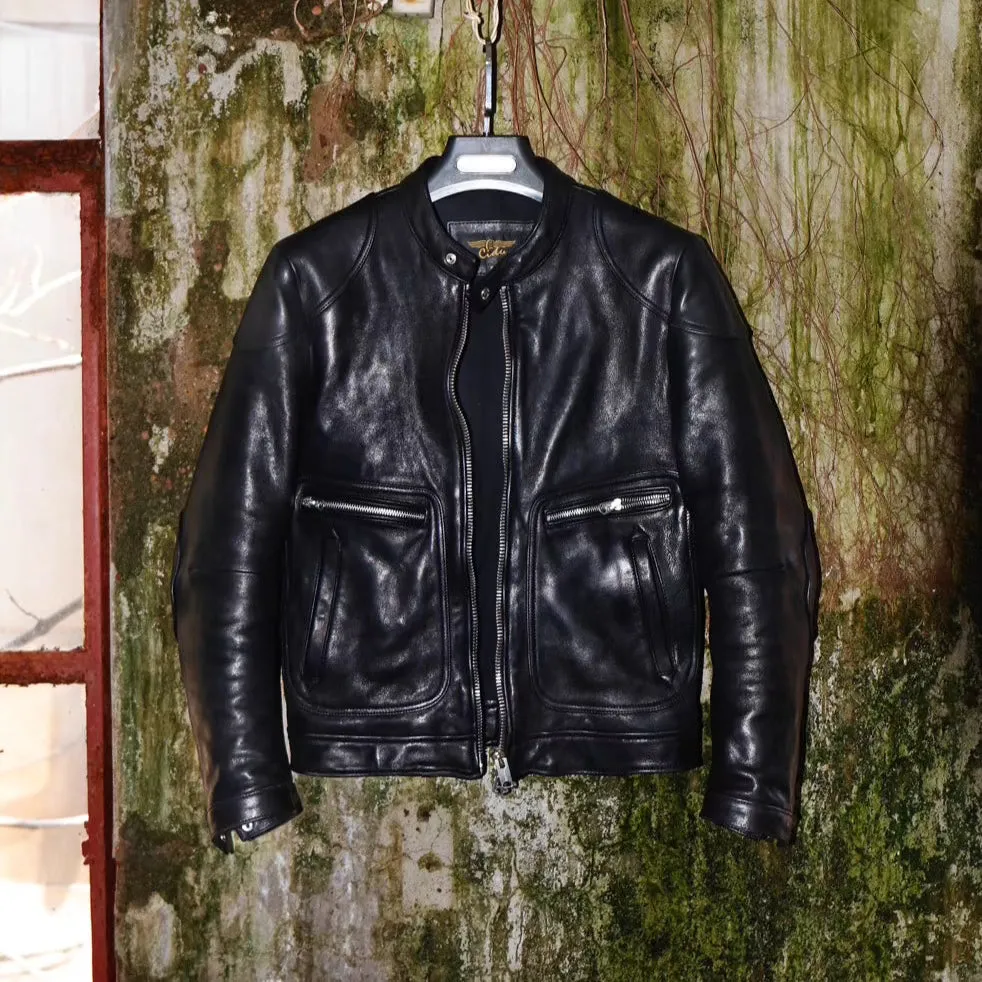 WAXED LEATHER JACKET KOSS