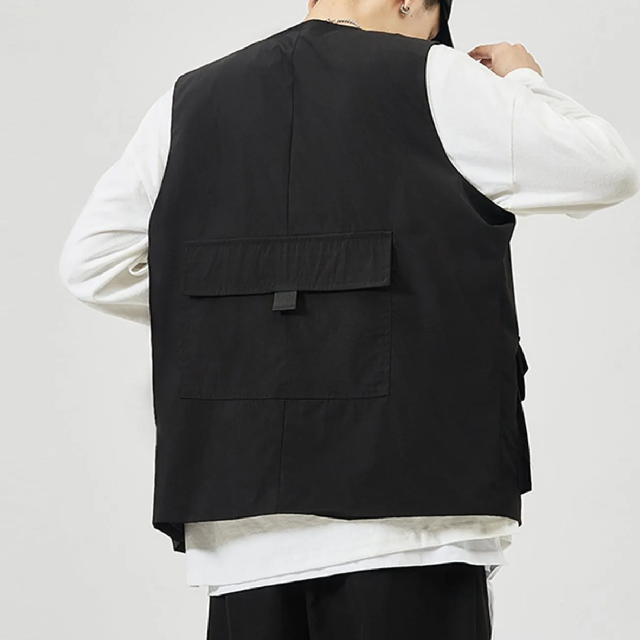 WLS Combat Multi-pocket Cardigan Vest