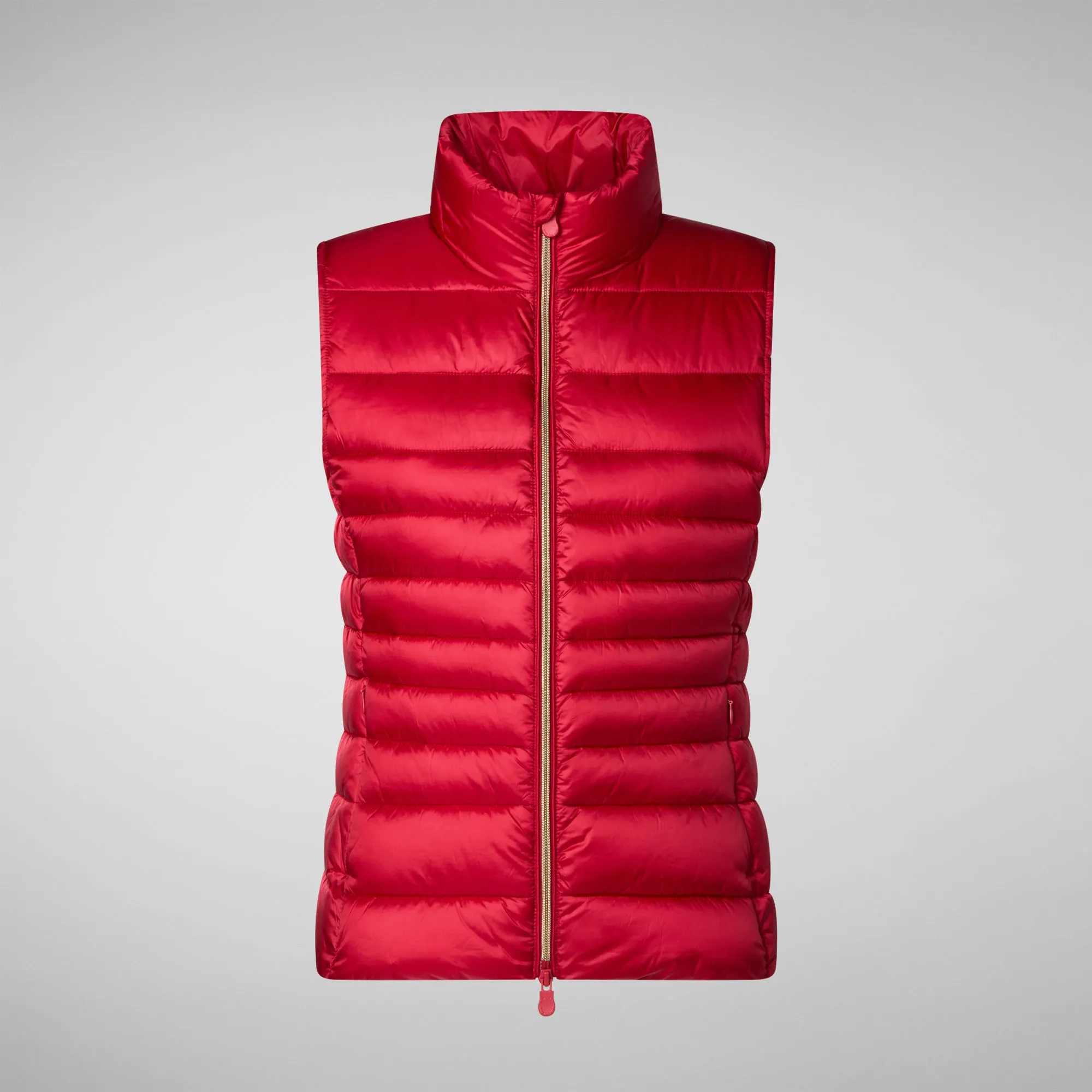 Women's Animal free Puffer Vest Lynn Coat Tango Red