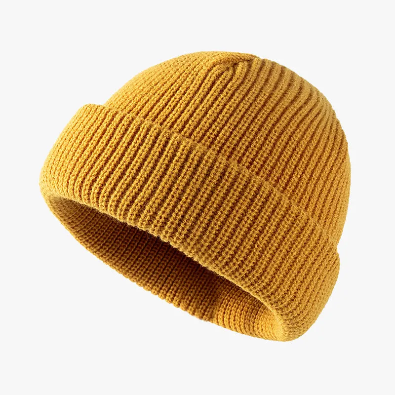 Womens Cuffed Beanies Knit Skull Cap Warm Ski Hats Beanie Hats