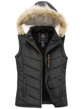 Women's Thicken Vest Quilted Padding Puffer Vest