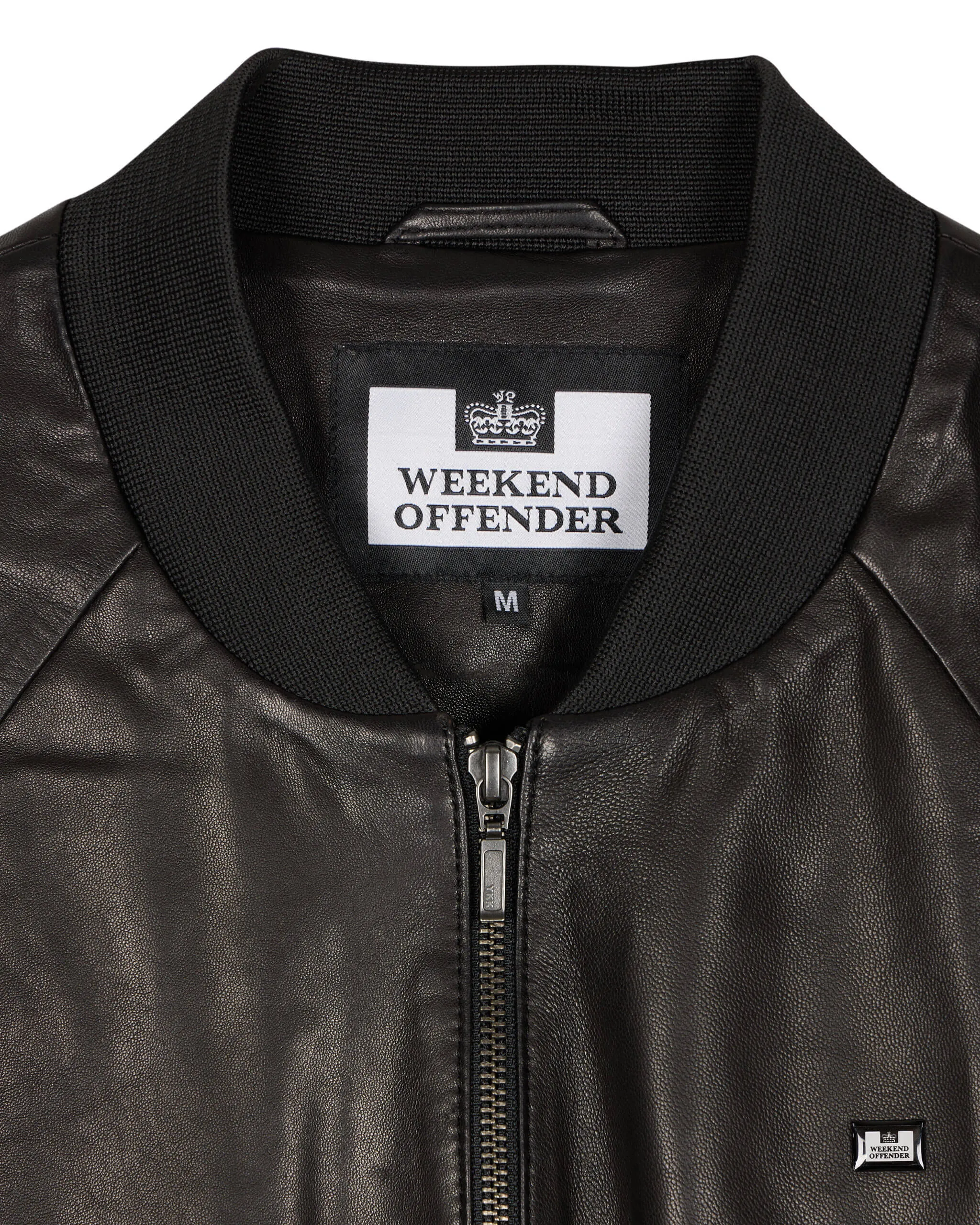 Wythenshawe Leather Jacket Black