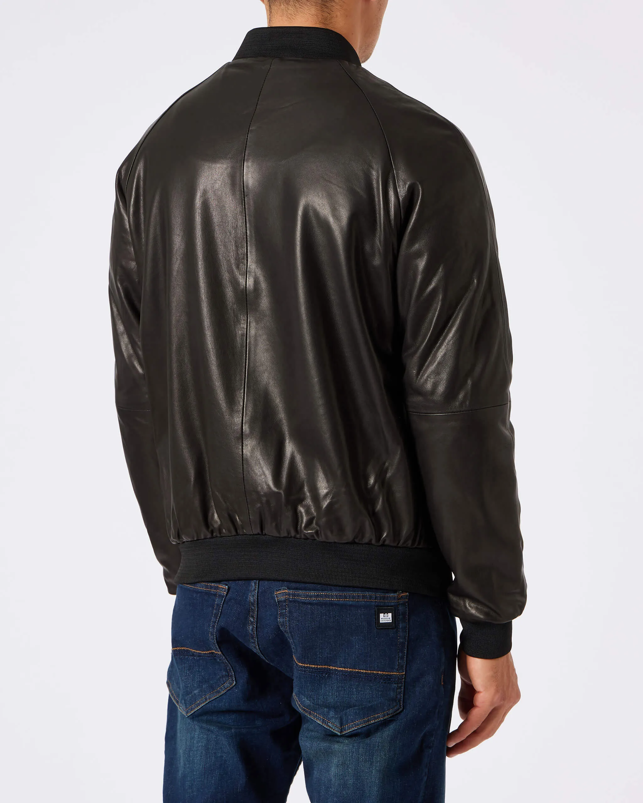 Wythenshawe Leather Jacket Black